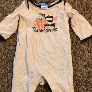 Good Lad First Thanksgiving long romper